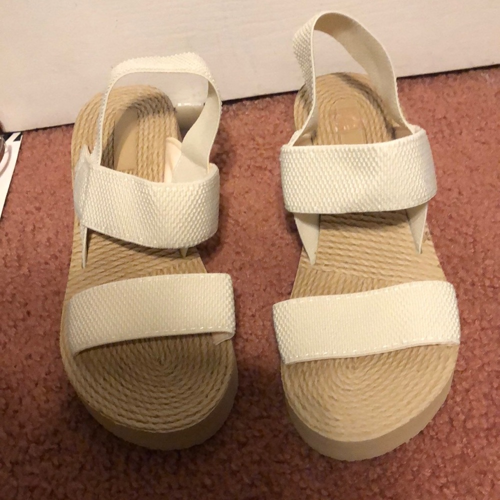 Shein Stylish Cream Sandals